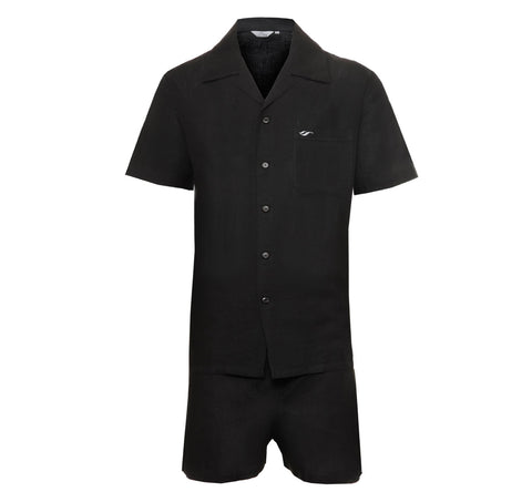 Blue Linen Pyjama Set - Hypnos