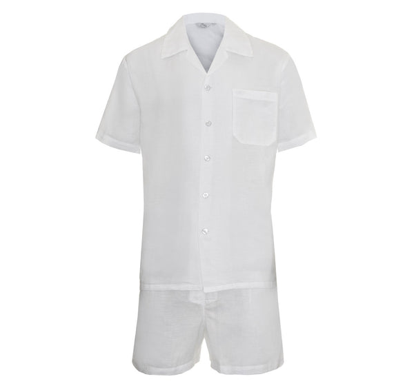 White Linen Pyjama Set - Hypnos