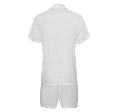 White Linen Pyjama Set - Hypnos
