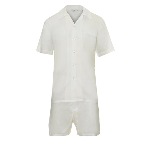 Blue Linen Pyjama Set - Hypnos