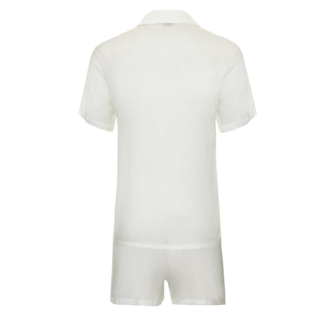White Cotton Pyjama Set - Somnus